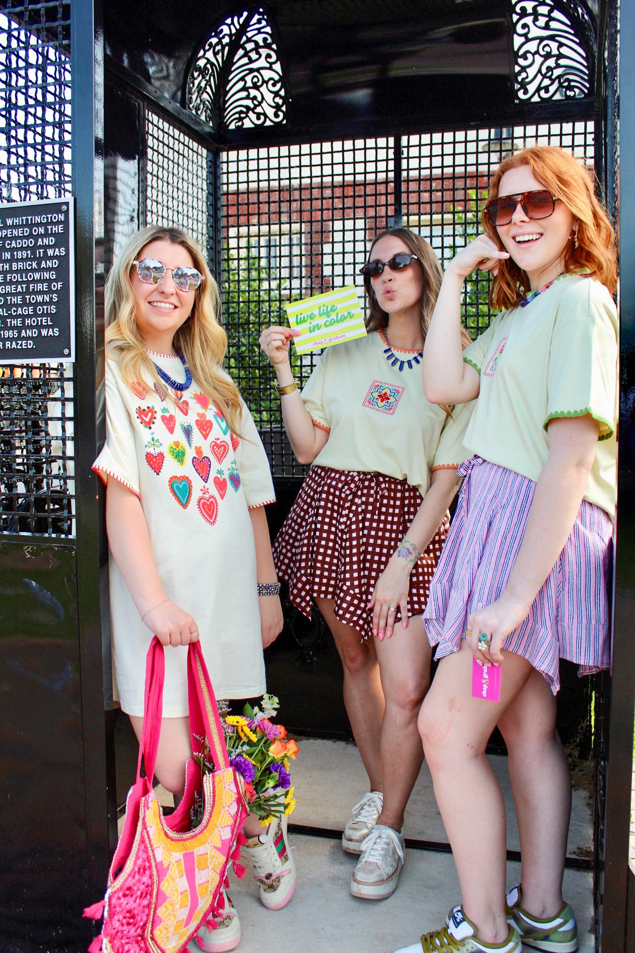 Folk Tile Embroidered Tee