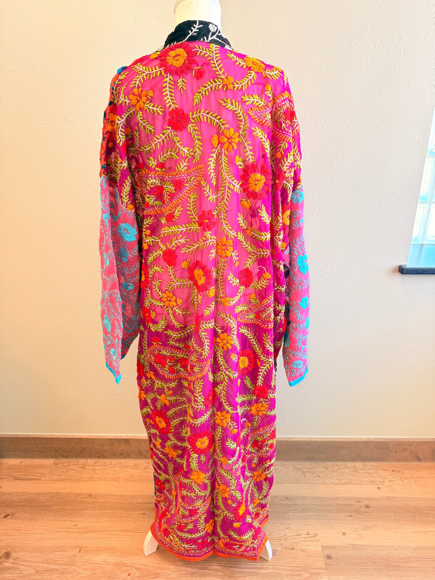 Neon Safire Patchwork Kimono
