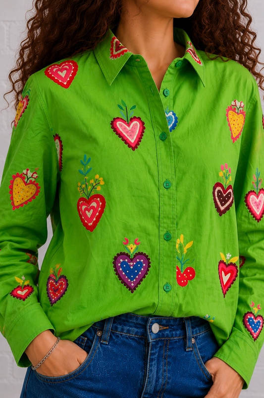 Corazon Heirloom Button-Up