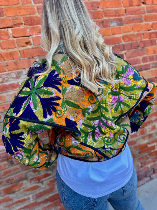 Mosaic Cotton Jacket