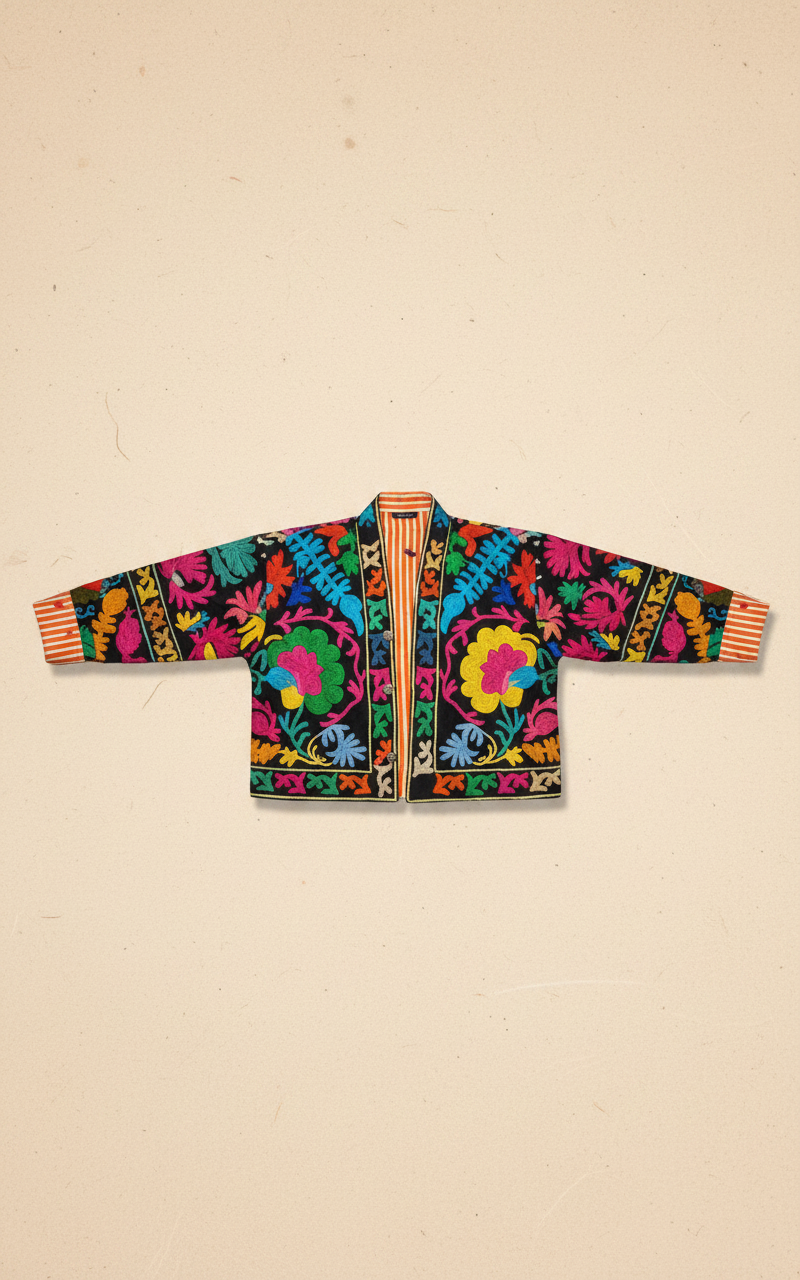 Black/Orange Dana Jacket