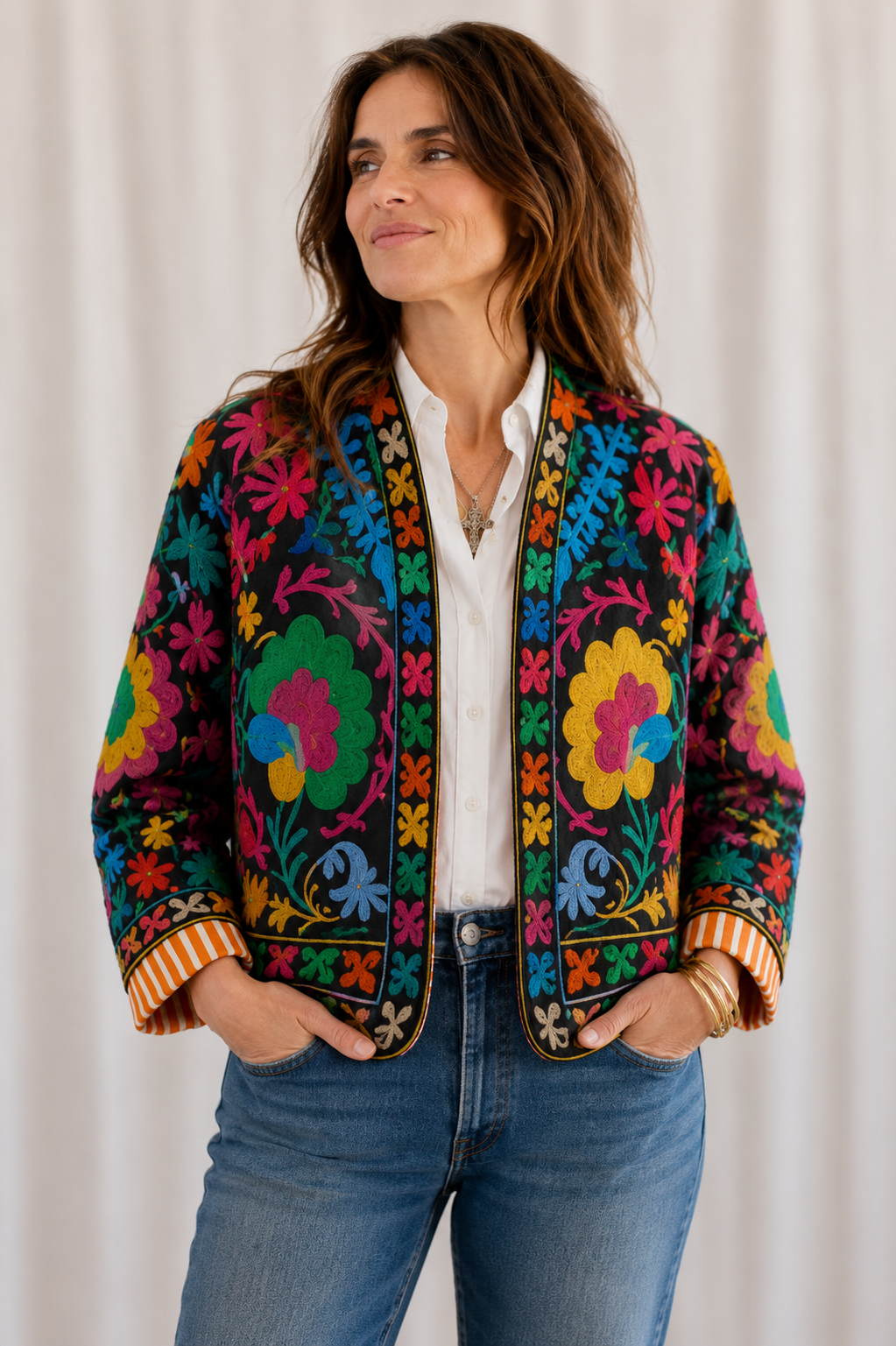 Black/Orange Dana Jacket