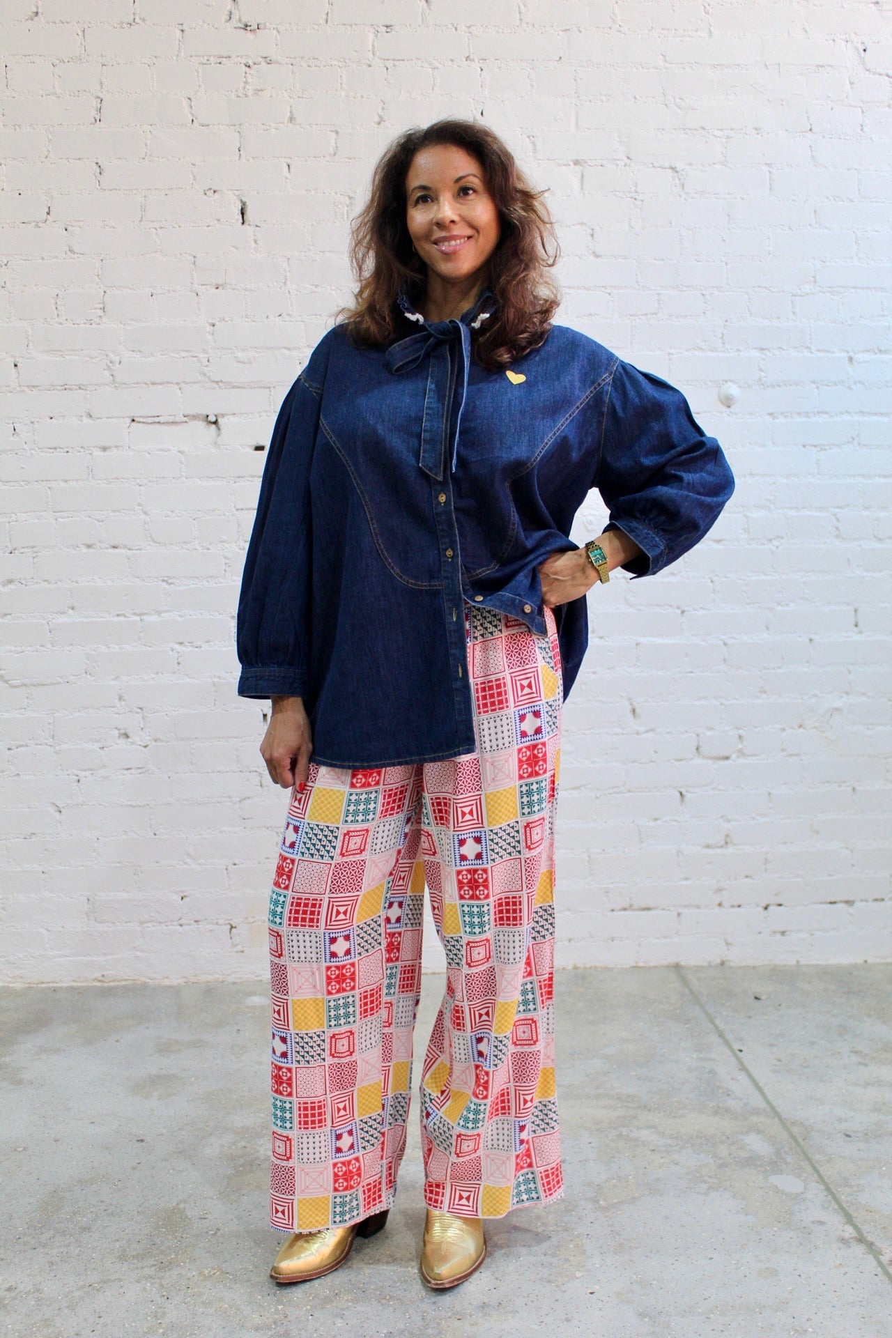 Patchwork Pant