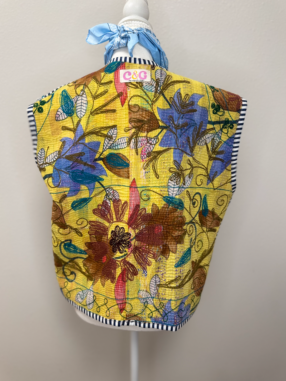 Patchwork Bloom Vest