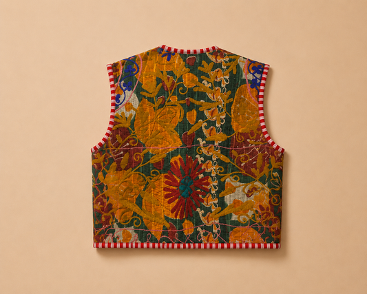Golden Hour Embroidered Vest