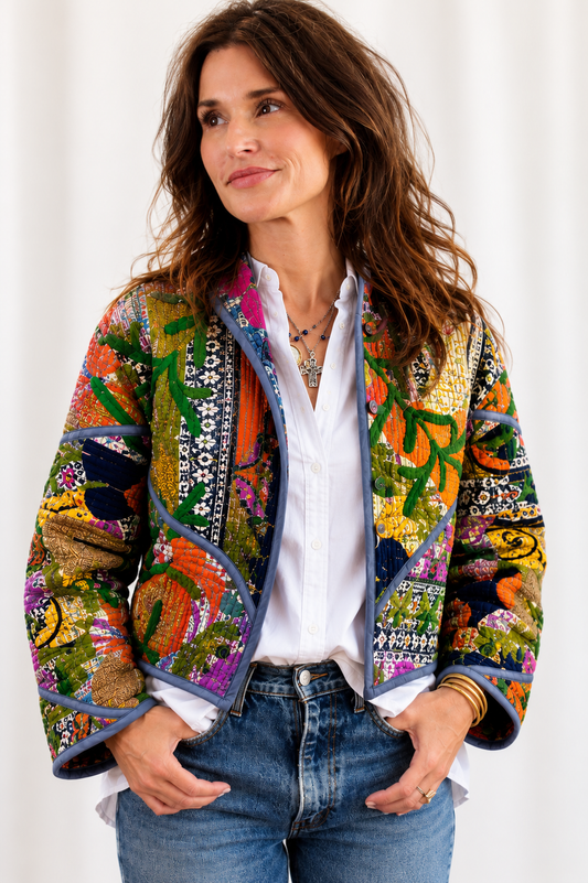 Mosaic Cotton Jacket