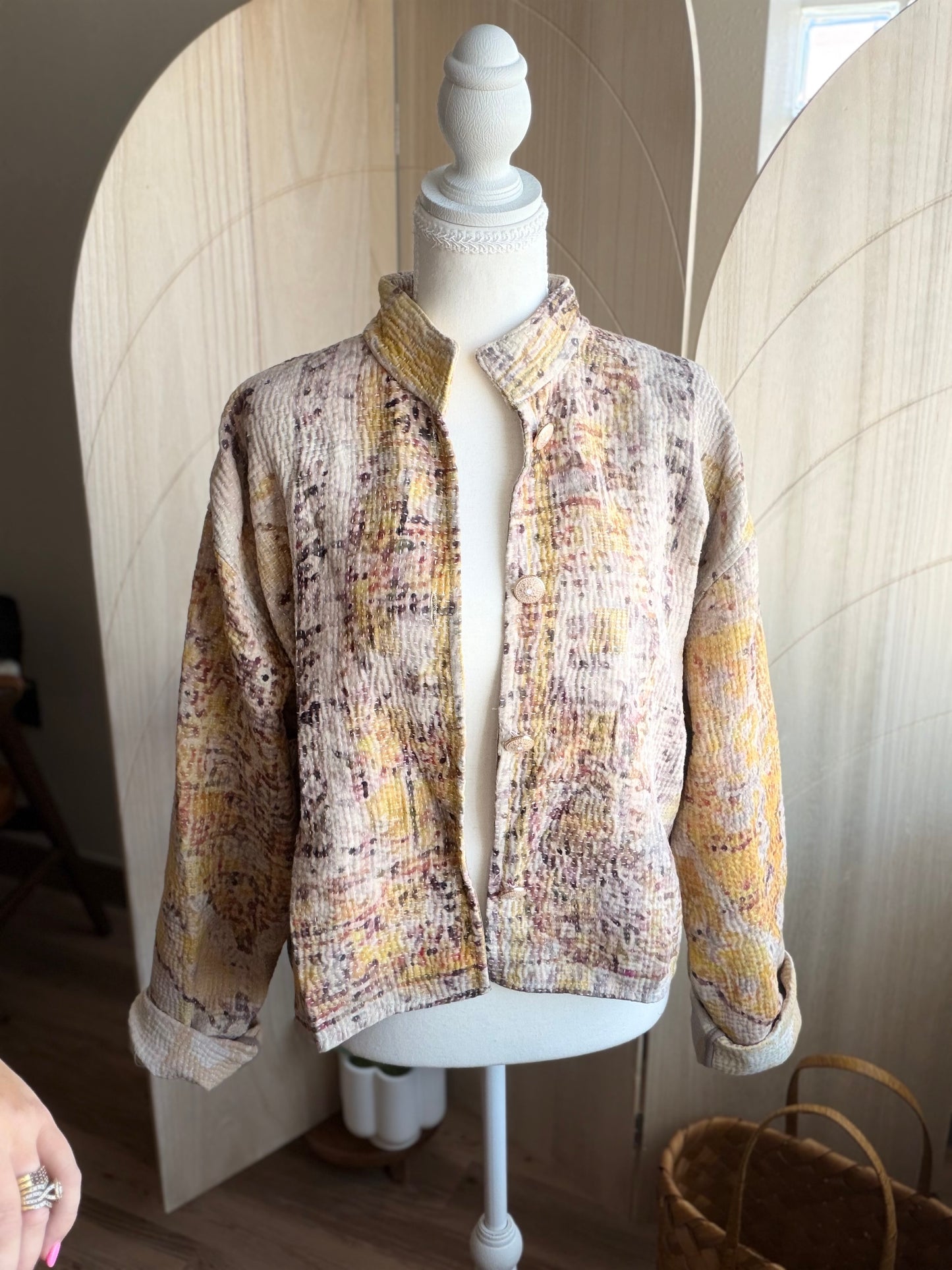 Golden Sunset Quilted Amy Jacket