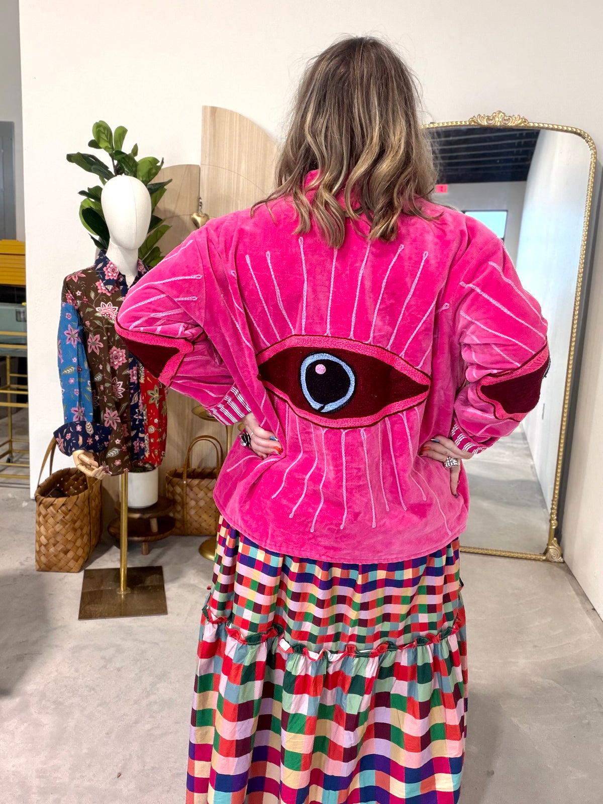 Lucky Eye Velvet Jacket