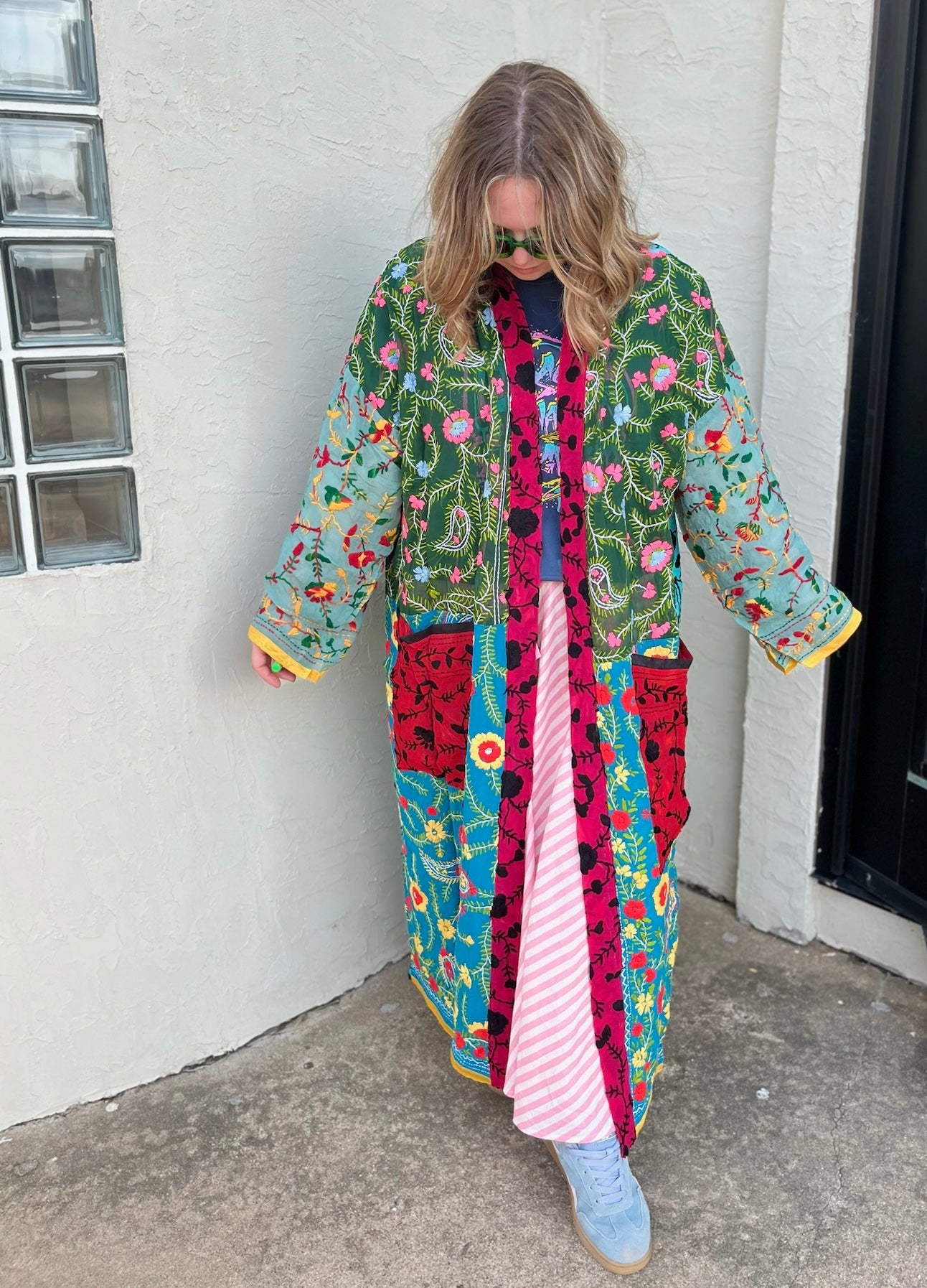 Wildflower Patchwork Kimono