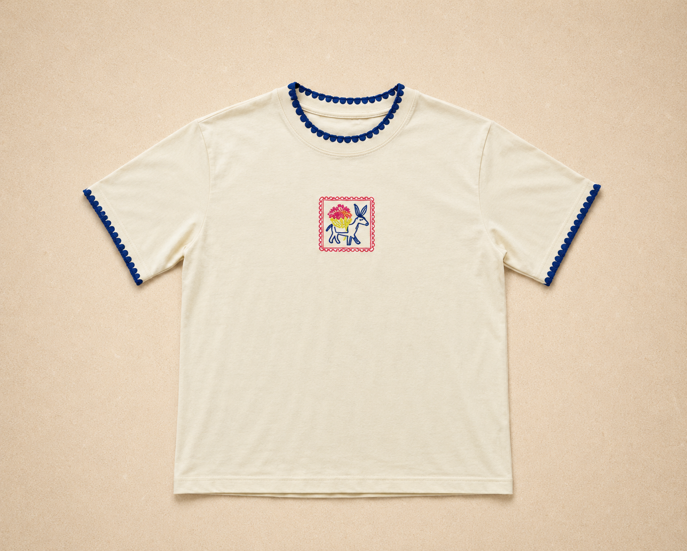 Little Burro Embroidered Tee