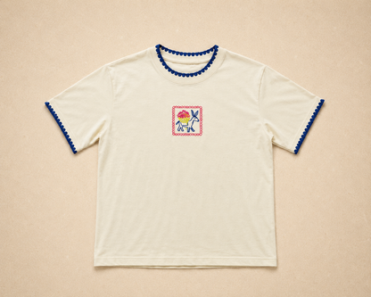 Little Burro Embroidered Tee