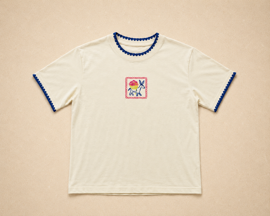 Little Burro Embroidered Tee