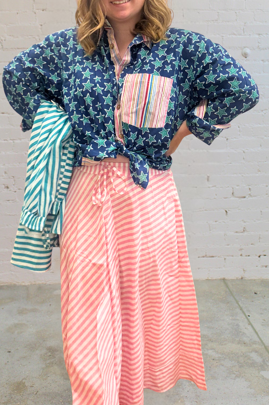 Eleanor Button-Up : Retro Star