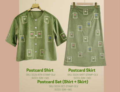 Postcard Set (Shirt + Skirt)