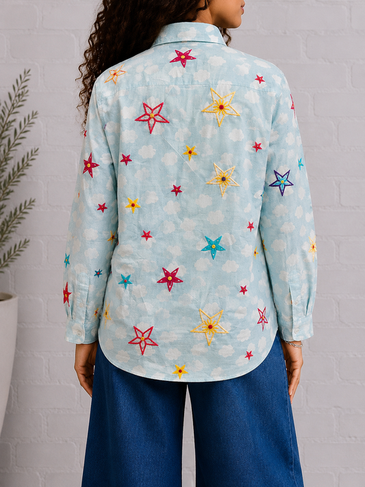 Starlight Heirloom Button-Up