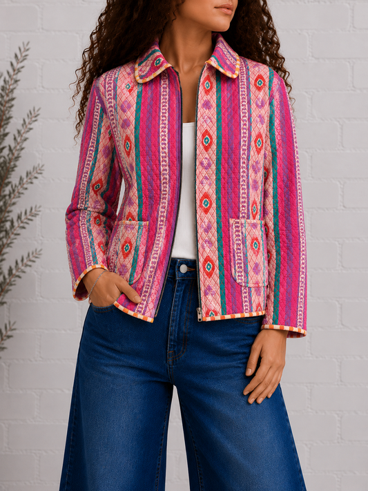 Sunset Caravan Quilted Jacket