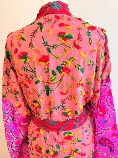 Neon Star Patchwork Kimono
