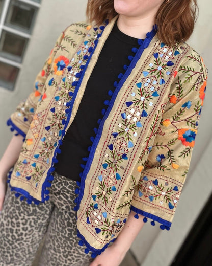 Navy Bloom Kimono