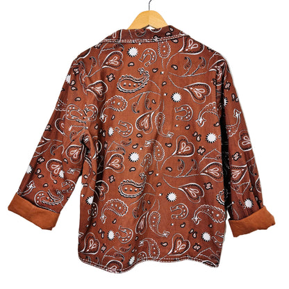 Brown Signature Bandana Blazer