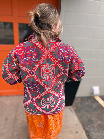 The Red Dirt Cross-Stitch Jacket
