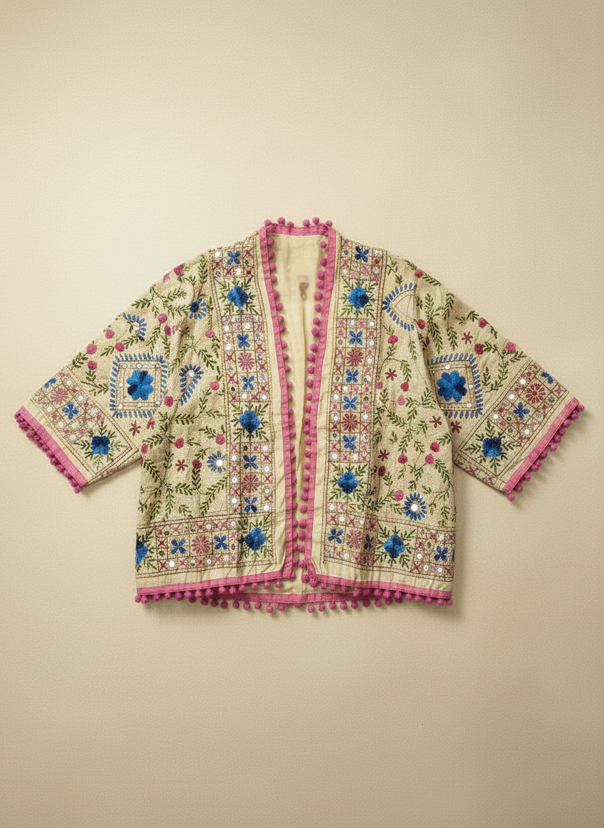 Pink Bloom Kimono