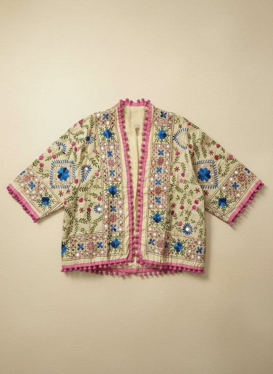 Pink Bloom Kimono