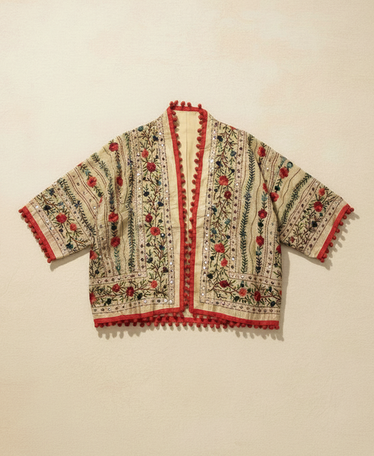 Red Bloom Kimono