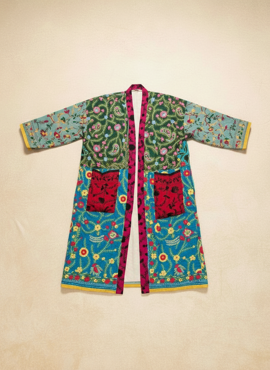 Wildflower Patchwork Kimono