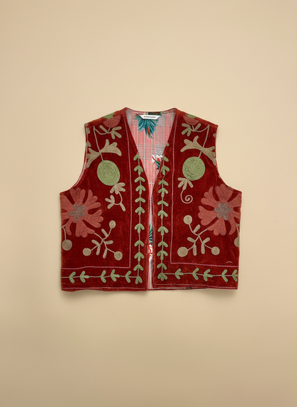 Drucilia Vest - Red