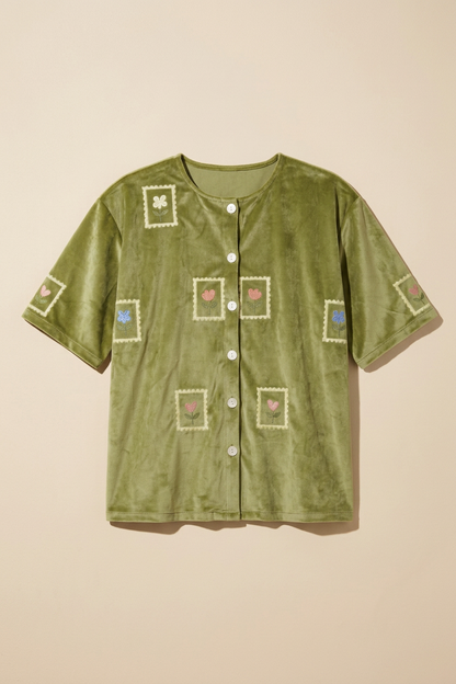 Postcard Button-Up