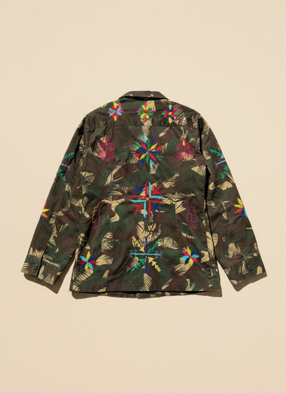 Lila Army Jacket