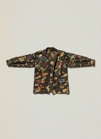 Camellia Army Jacket