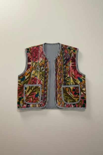 Patchwork Bloom Vest