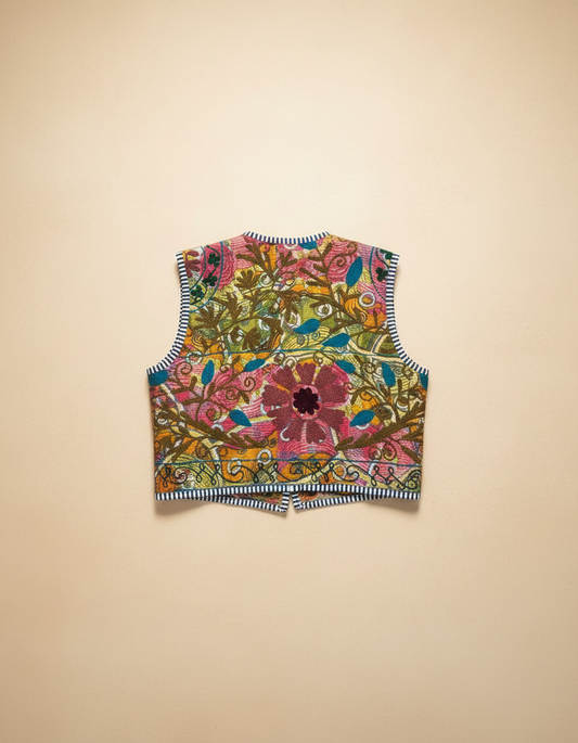 Patchwork Bloom Vest