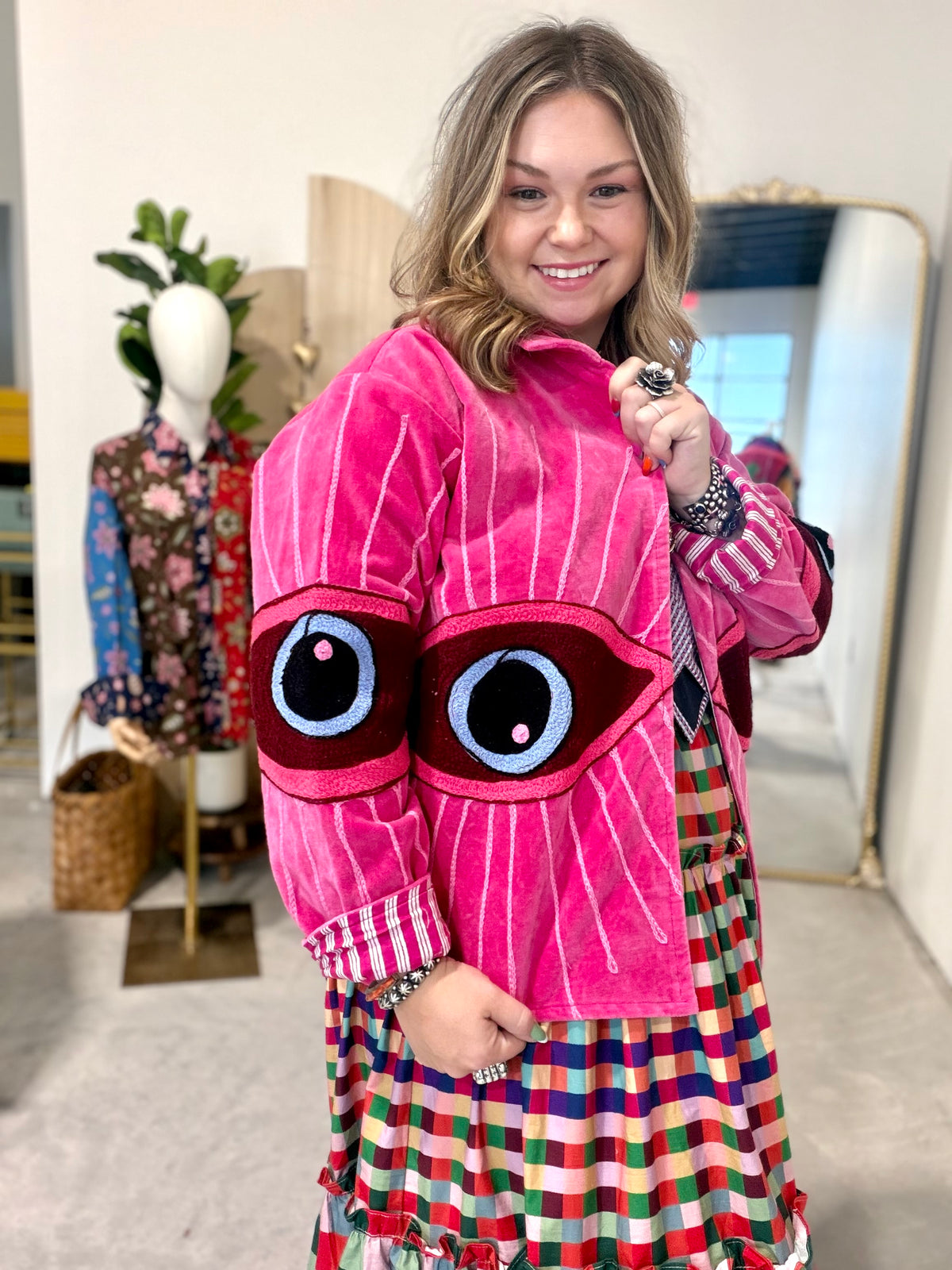 Lucky Eye Velvet Jacket