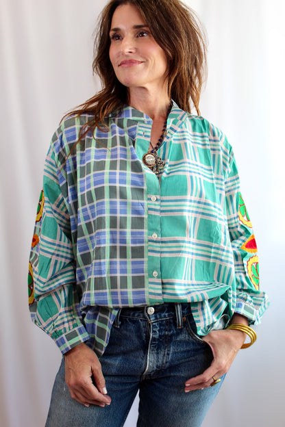 The Citrus Picnic Button-Up