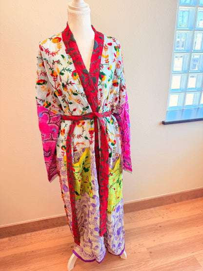 Neon Star Patchwork Kimono