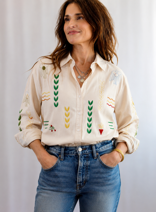 Prairie Stitch Button-Up