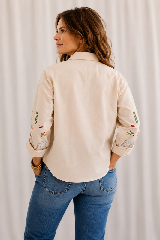 Prairie Stitch Button-Up