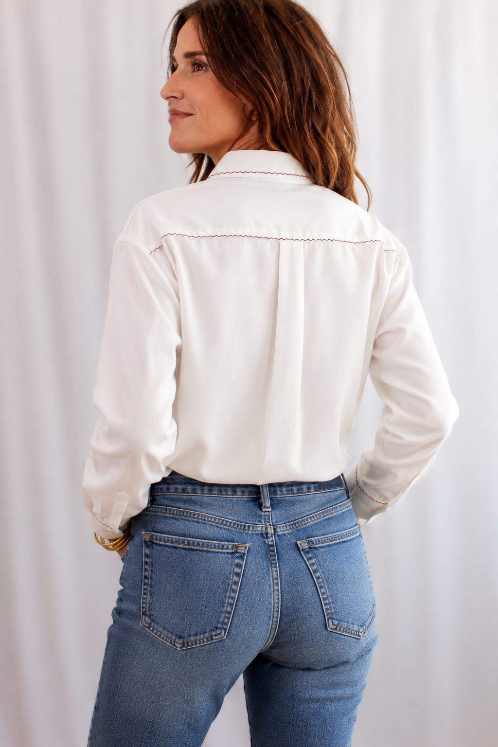 Patchwork Pocket Button-Up
