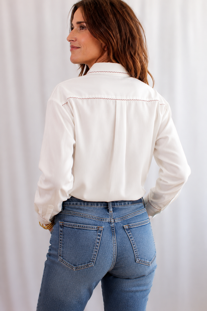 Patchwork Pocket Button-Up