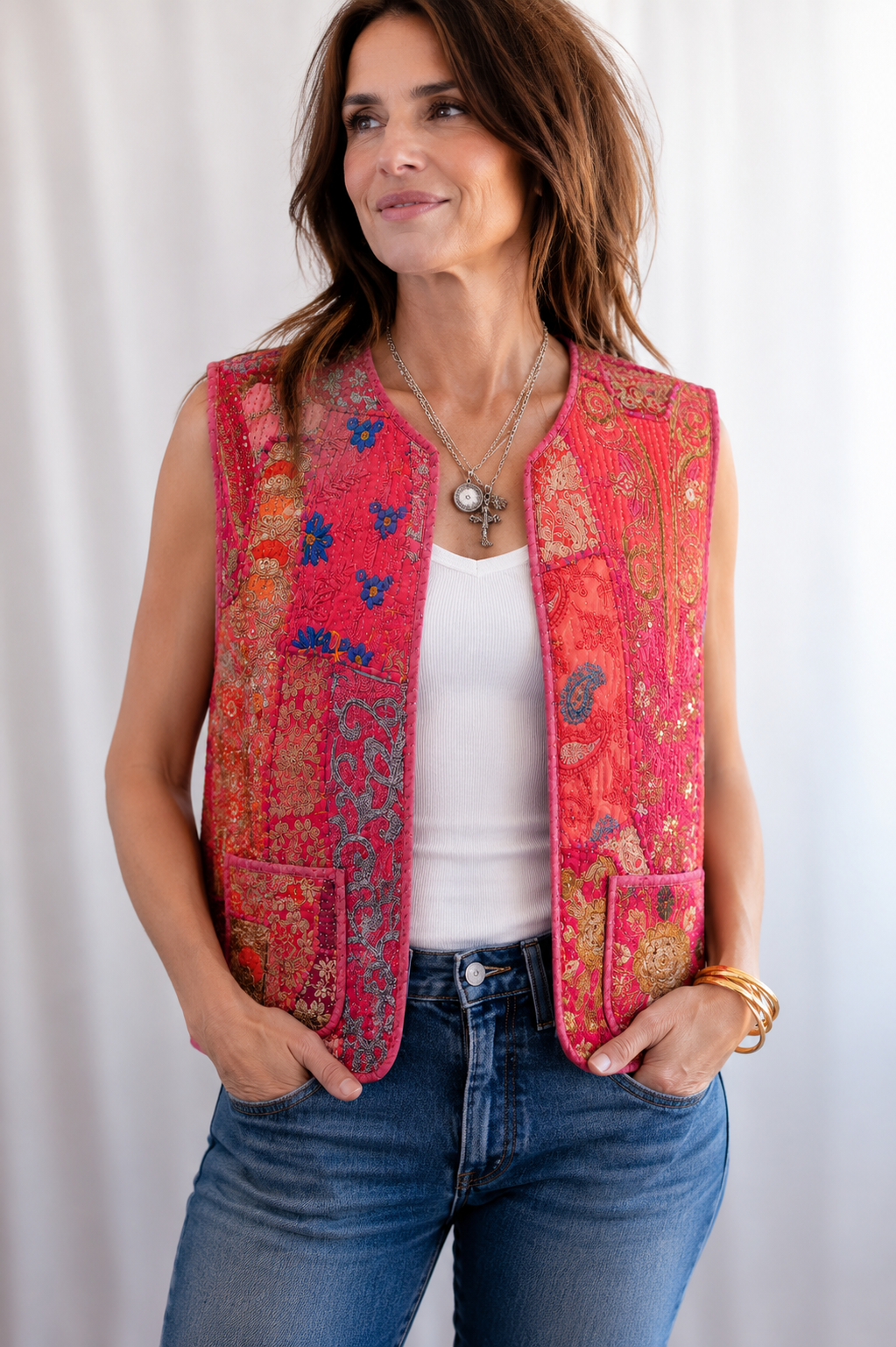 Hot Pink Palace Vest