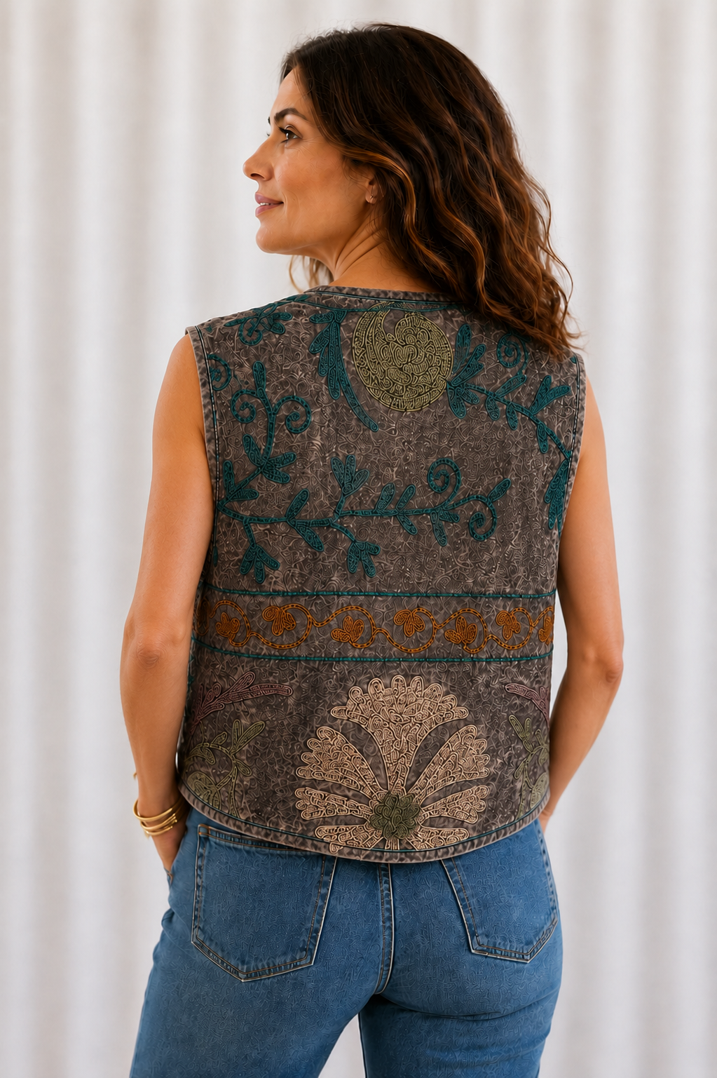 Drucilia Vest - Grey