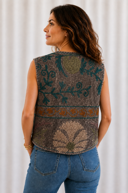 Drucilia Vest - Grey