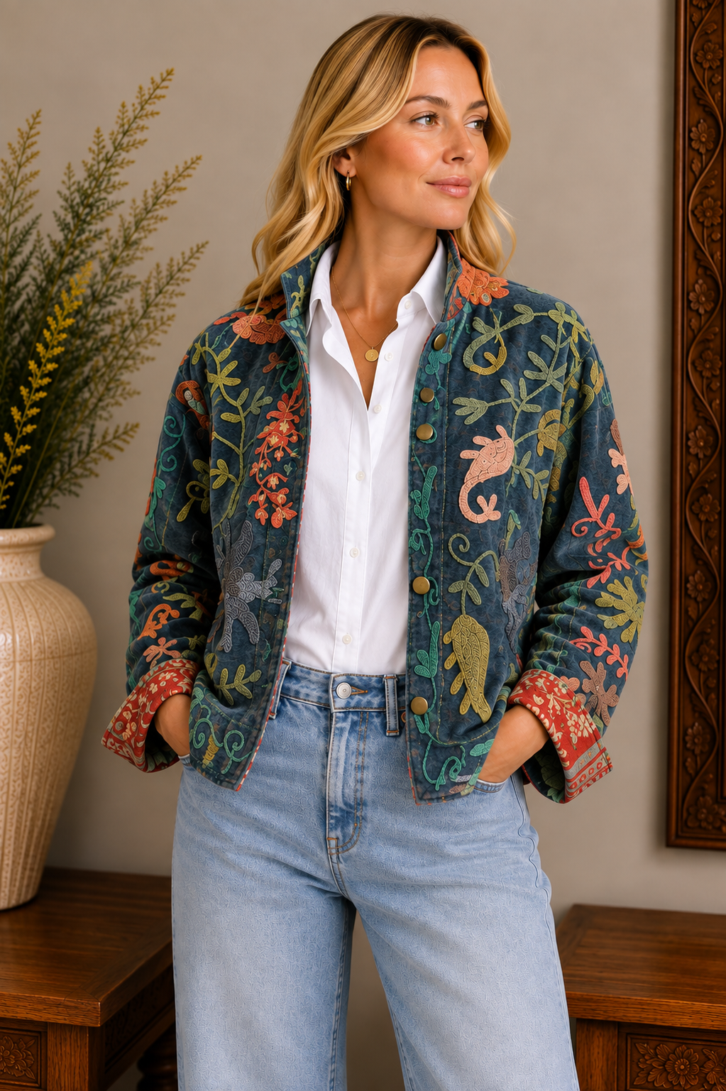 Drucilia Velvet Jacket