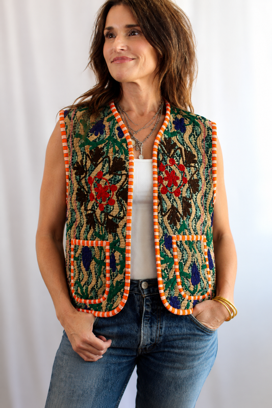 Heirloom Garden Reversible Vest