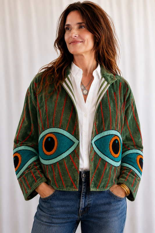 Moss Eye Velvet Jacket