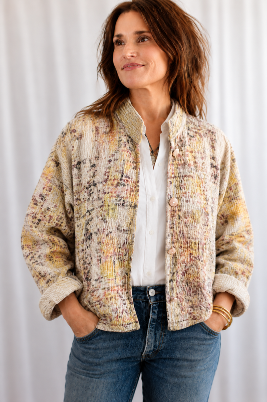 Golden Sunset Quilted Amy Jacket