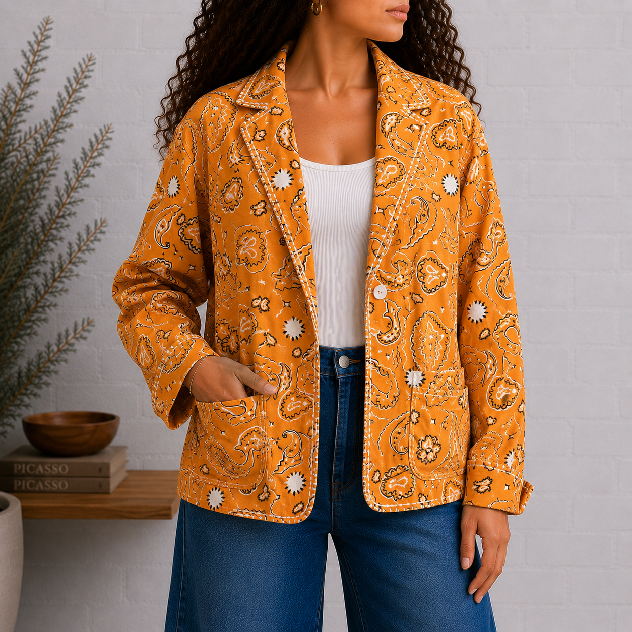 C&G Signature Bandana Blazer