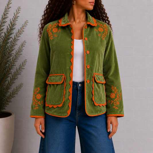 Wildflower Velvet Jacket